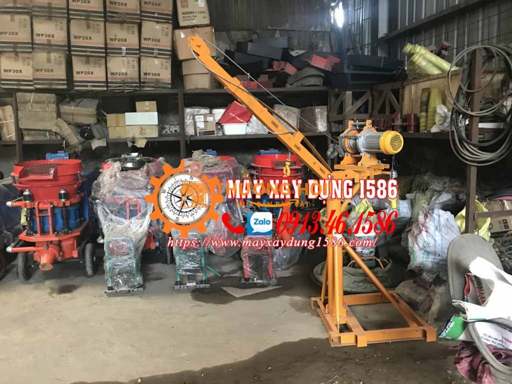 Tời, cẩu quay 360 độ giao hàng toàn quốc