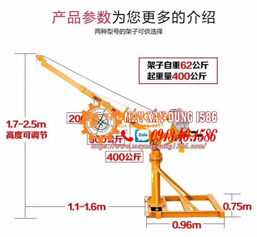 Cẩu quay 360 độ, giao hàng mọi miền tổ quốc