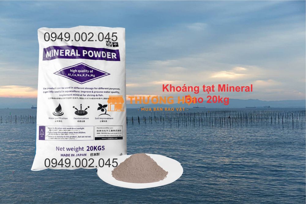 Mineral Powder - Khoáng tạt dạng bột cho tôm cá
