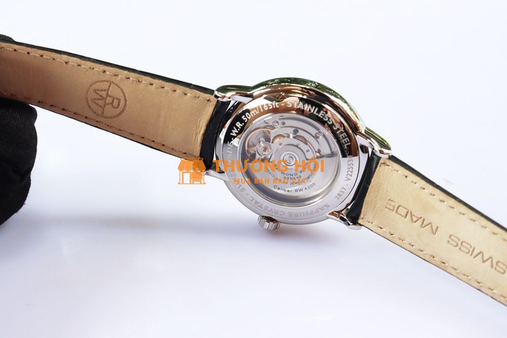 Đồng Hồ Nam Raymond Weil Automatic - Kim Nung Xanh - Size 39.5mm - Mới 100%...