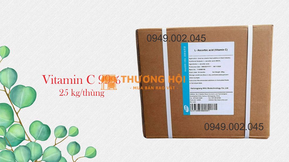 Ascorbic Acid - Nguyên liệu Vitamin C 99%