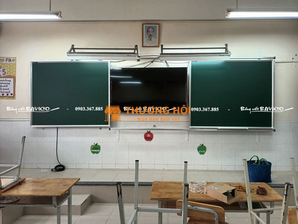 BẢNG TRƯỢT NGANG – PHẤN TỪ HÀN QUỐC – KT:120X420 CM