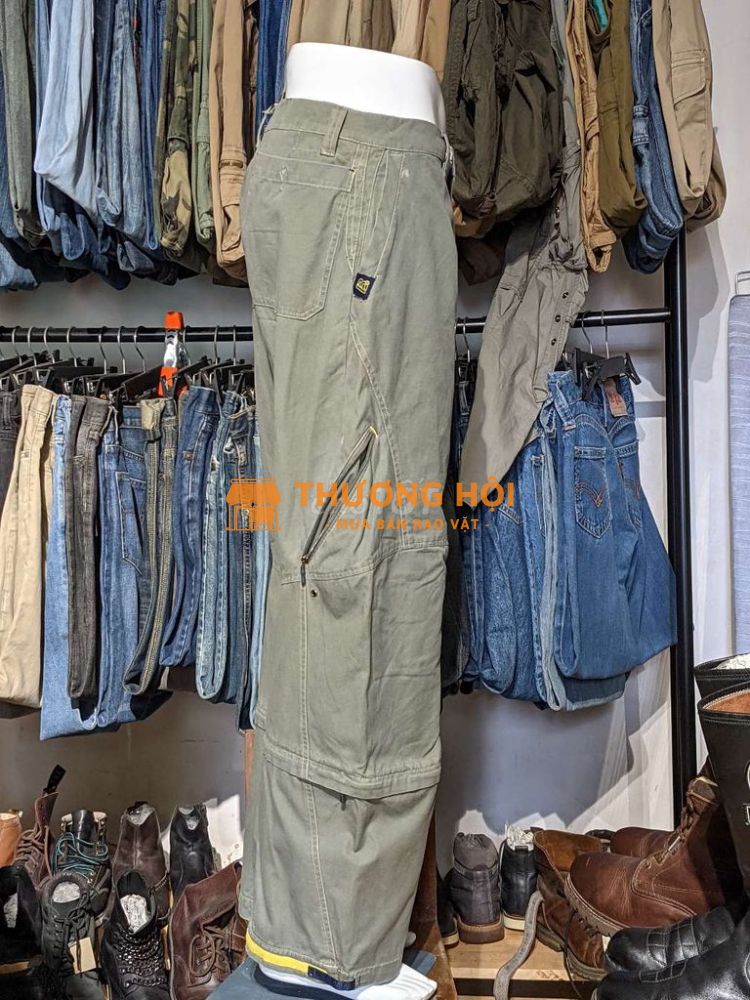 Quần túi hộp có thể tháo ống eo 86