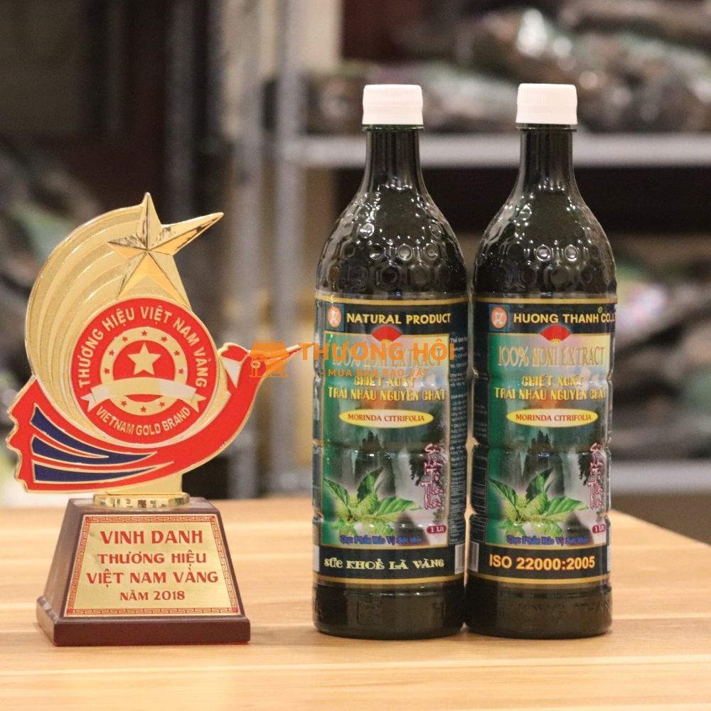 Nước cốt nhàu nguyên chất Hương Thanh - Hỗ trợ đau nhức xương khớp, huyết áp cao, tiểu đường, suy giãn tĩnh mạch ...