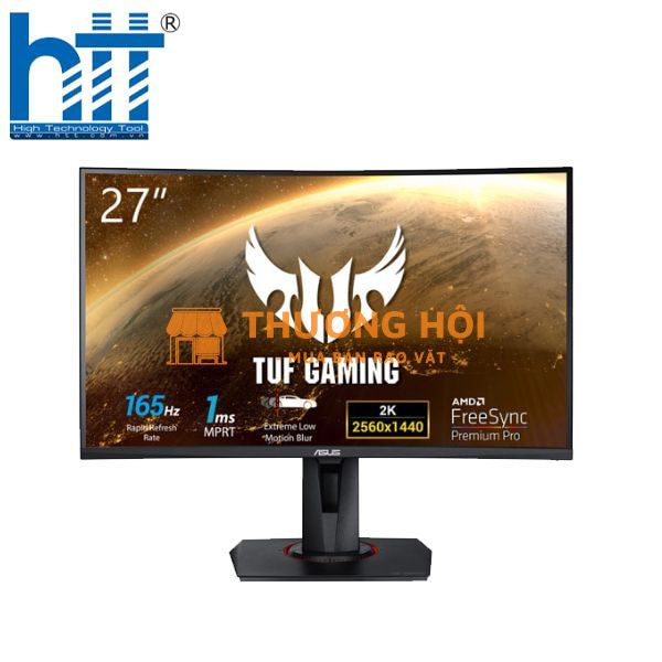 Màn hình LCD ASUS TUF GAMING VG27WQ (27 inch/ 2560 x 1440/ 400 cd/m2/ 1ms/ 144Hz/ Curved)