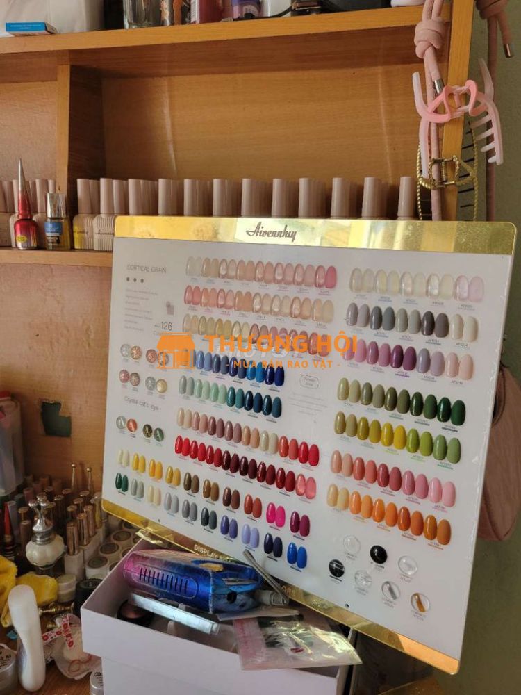 1/6 Pass 2 bộ nail và tất cả các đồ dụng cụ làm nail