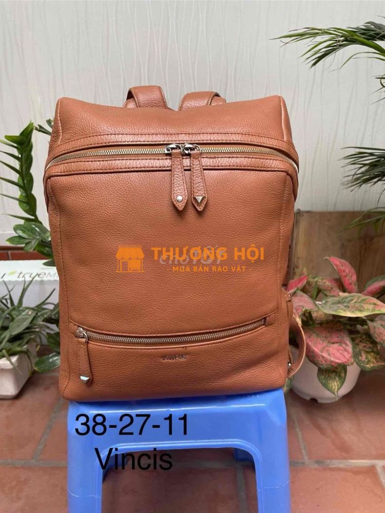 1/6 Balo da thật hiệu xịn vincis da dày bịch