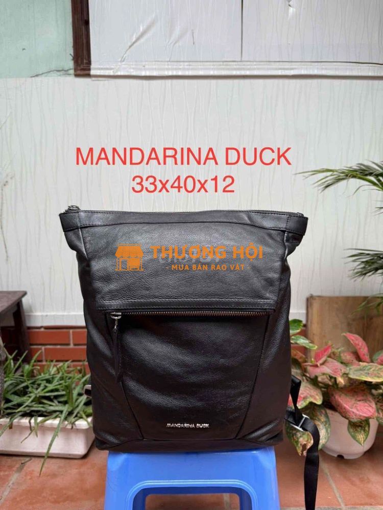 Balo da thật, dầy bịch hiệu MANDARINA DUCK