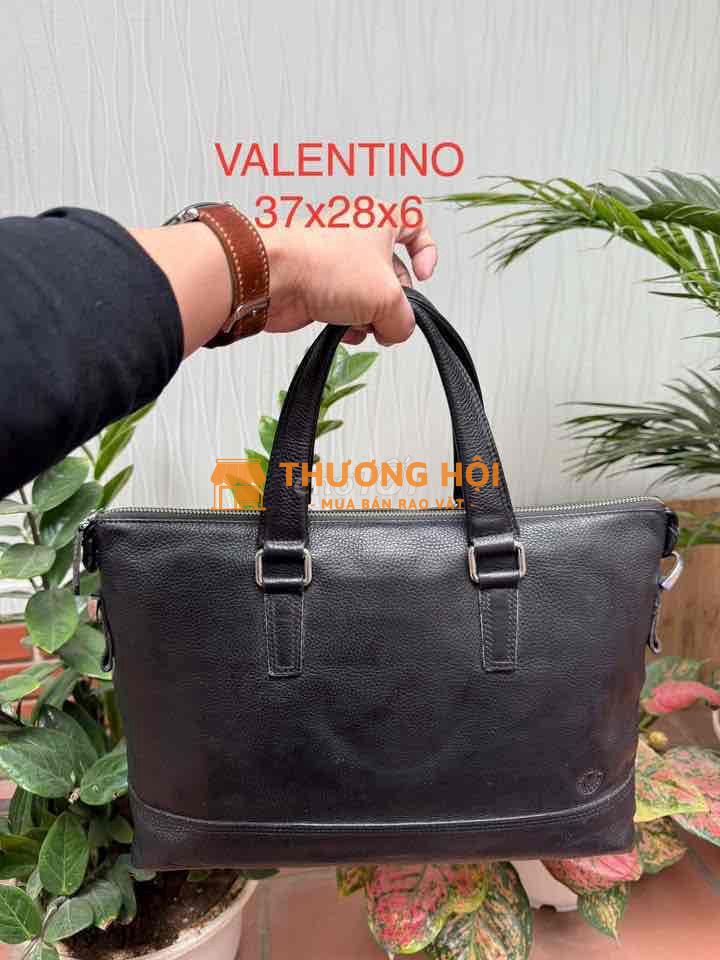 Túi da công sở da miếng xịn xò hiệu Valentino
