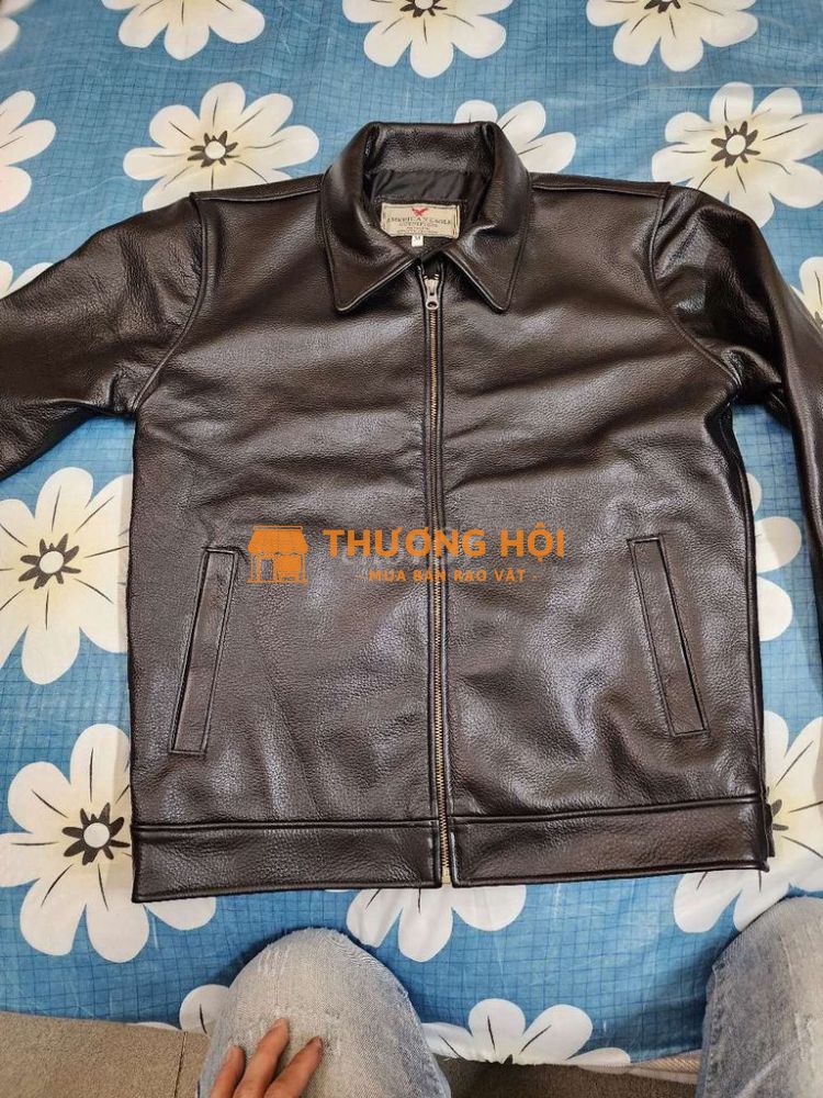 Áo da bò hạt mềm mại đẹp còn size m l xl xxl