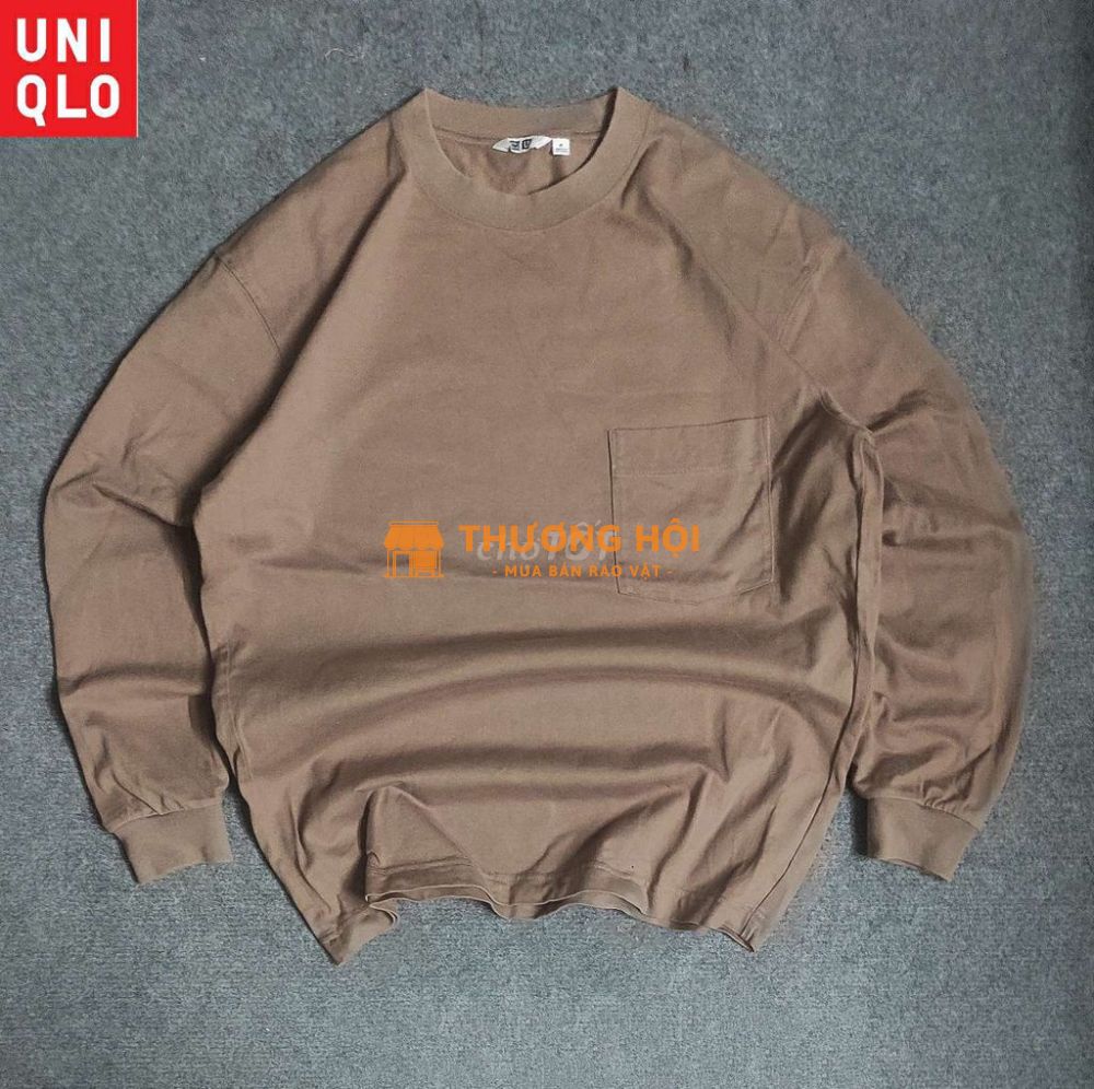 Dài tay Uniqlo Pocket tee size M