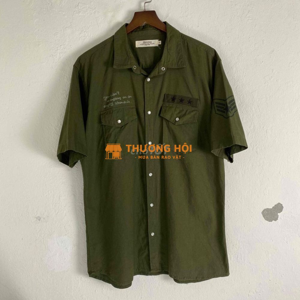 /Kakis Olive Shirt by Thruxton/