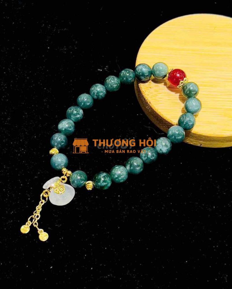 Vòng tay ngọc lam mik túi Size : 7,5 mm