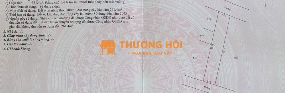 Cần bán lô đất vị trí đẹp tại trung tâm thành phố Pleiku