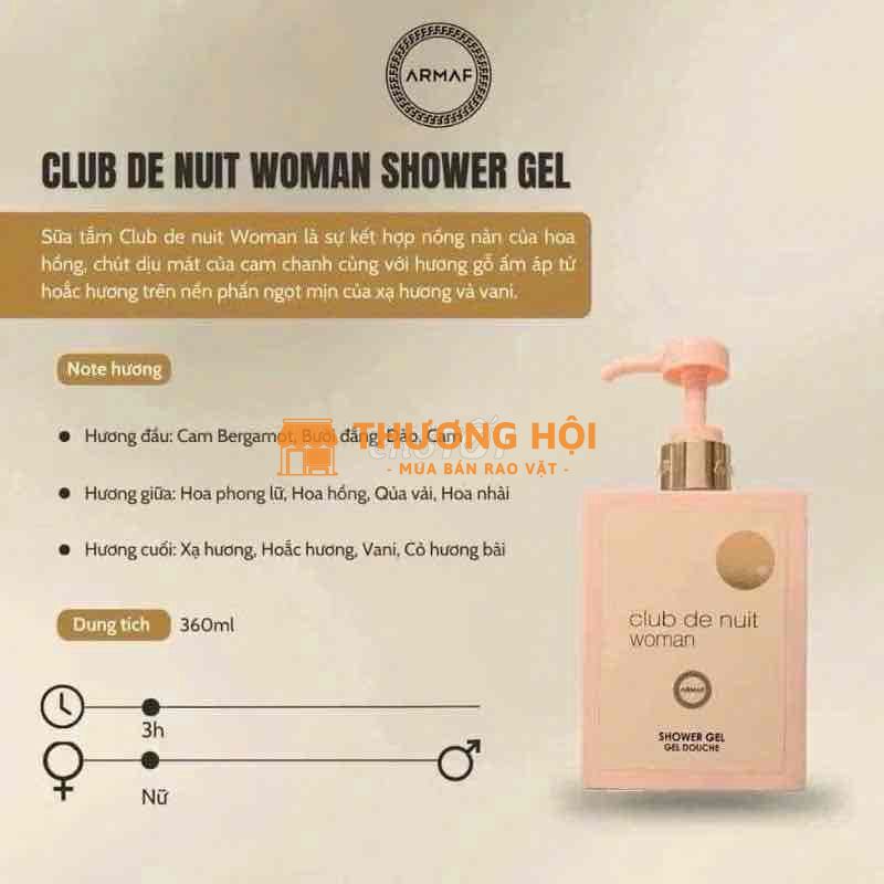 Sữa tắm nước hoa dành cho nữ Mới Đồ nữ