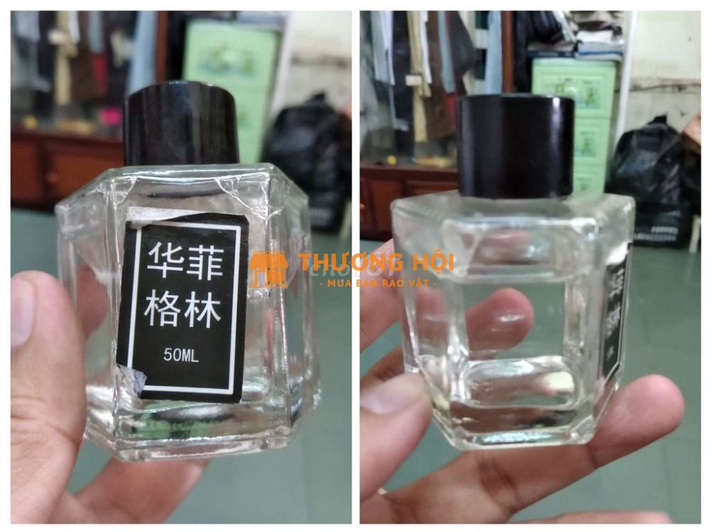 Combo 1 lọ nước hoa tinh dầu 50ml trắng và 1c xanh