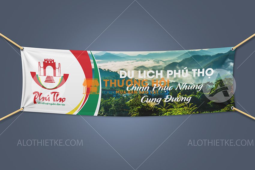 In băng rôn - banner tại Phan Thiết