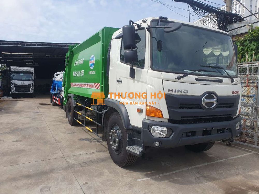 Bán xe ép rác 14k hino Fg - thùng inox - Vay 80%