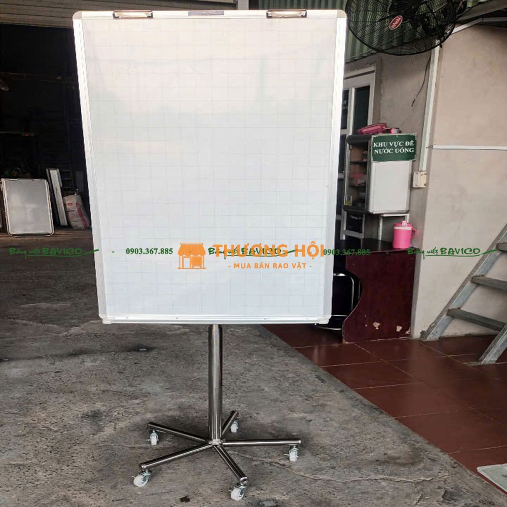 BẢNG FLIPCHART PLUS VIẾT BÚT LÔNG TỪ HÀN QUỐC CHÂN INOX