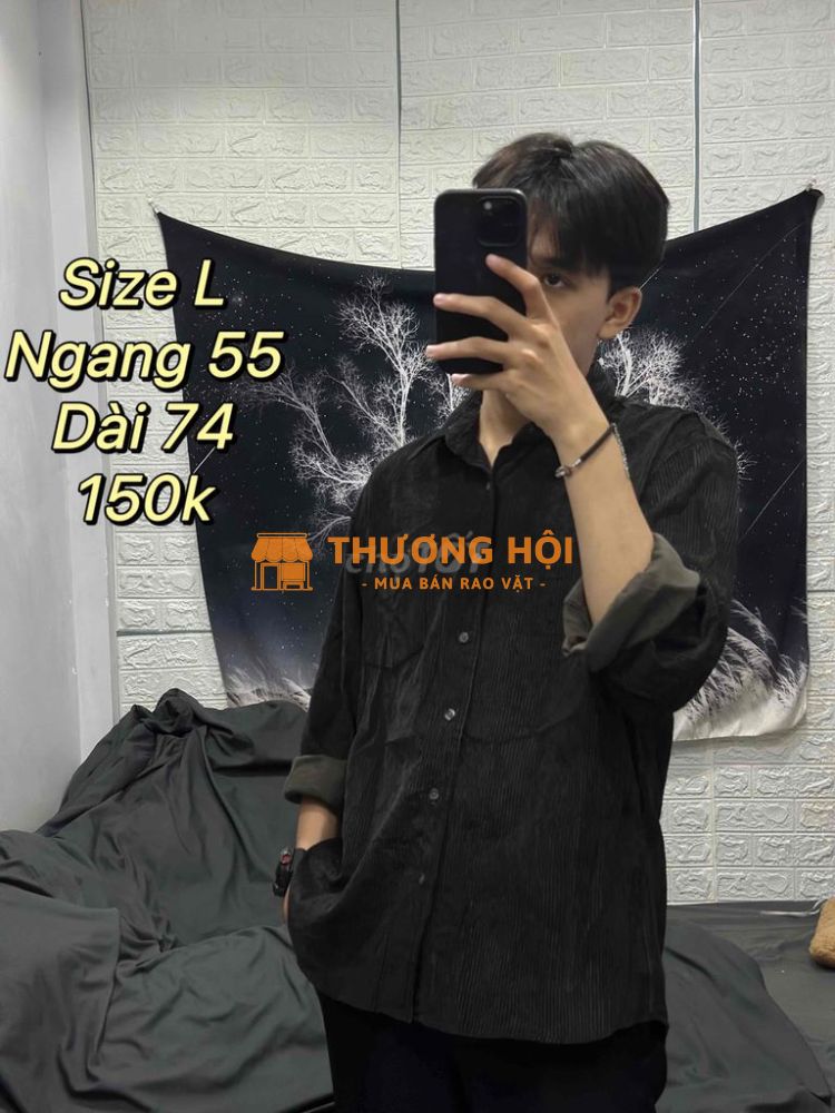 1/1 sơmi đen giá rẻ