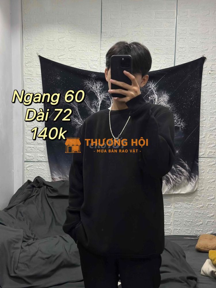 sweater đen