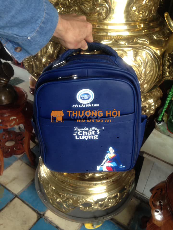 Balo simili mới 99% màu xanh