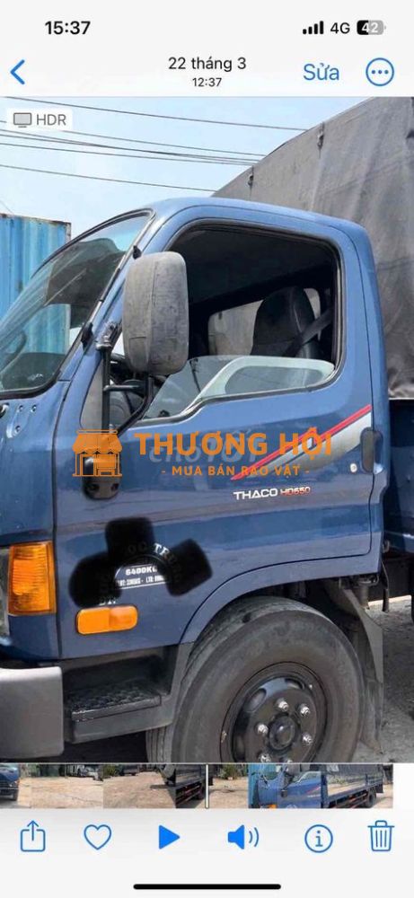 Hyundai Thaco HD650 đời 207. zin lắm. máy cơ