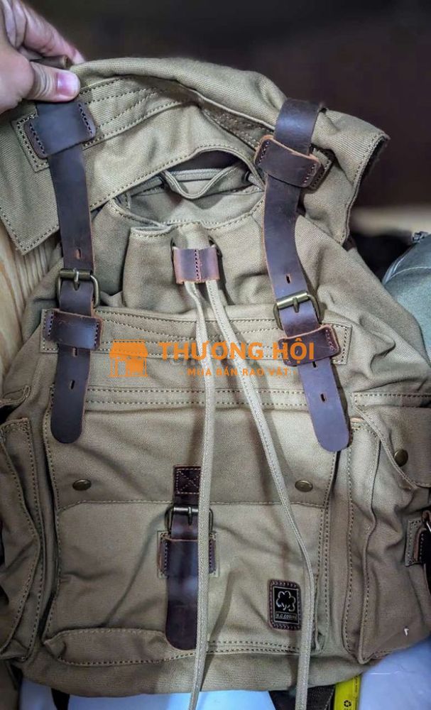 Balo Facodi outdoor xanh rêu quân đội