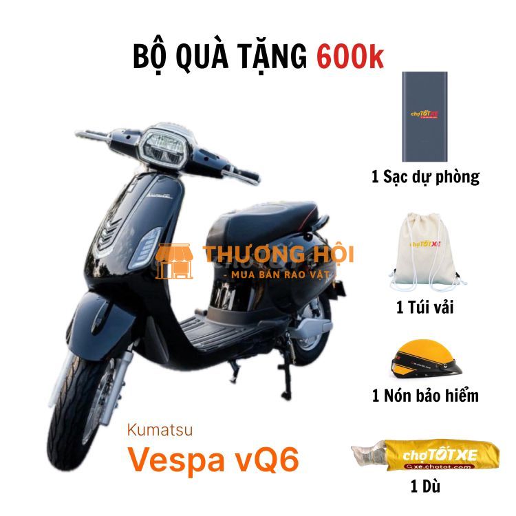 XE ĐIỆN PIN LFP KUMATSU VESPA VQ6 - GIẢM GIÁ KHỦNG