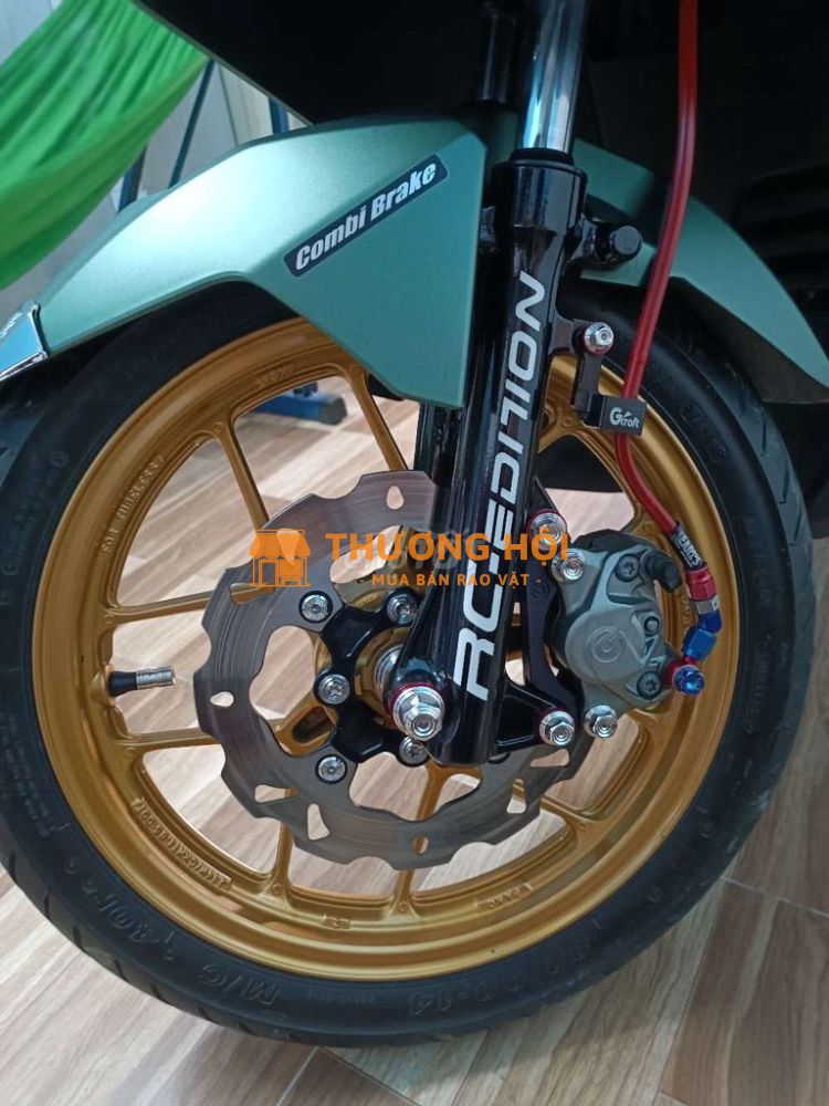 Heo Brembo logo lớn real, bát CNC, Đĩa RCB 220mm
