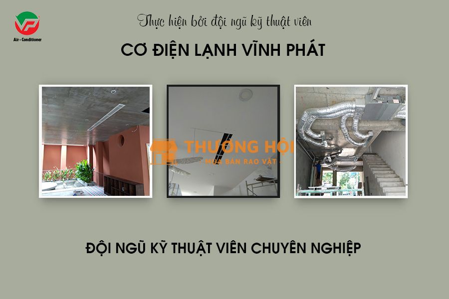 Thi công Điều hòa giấu trần MITSUBISHI HEAVY trọn gói giá rẻ nhất quận 7 - TP. HCM