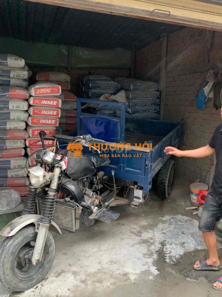xe ba gác chạy vlxd thùng nhỏ