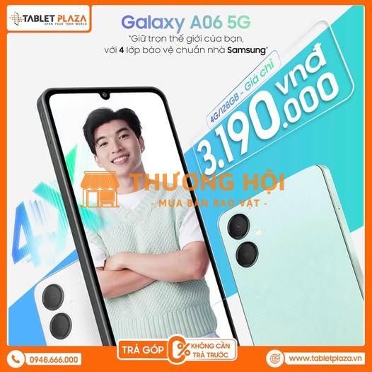 Ưu đãi Galaxy A06 5G Giá sốc chỉ còn 3.190.000đ: