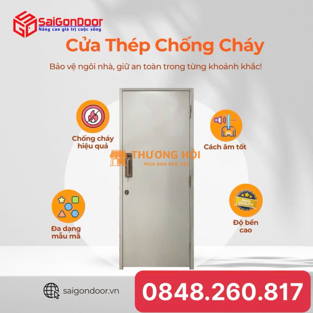 Cửa thép chống cháy SaiGonDoor