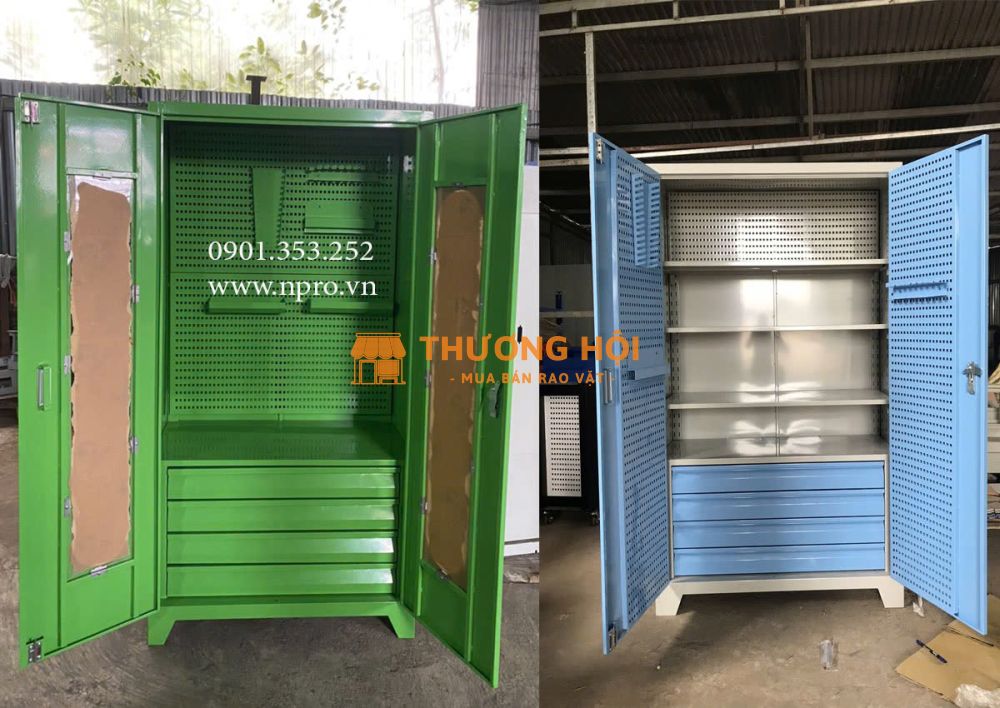 Tủ treo đồ nghề 2 cánh bán tại NPRO