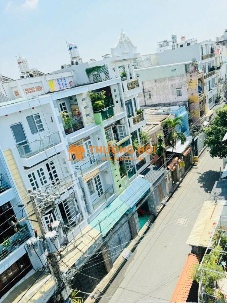 BÁN NHÀ 4 LẦU QUANG TRUNG GẦN VINCOM GÒ VẤP- HẺM XE HƠI - 7 TỶ 75
