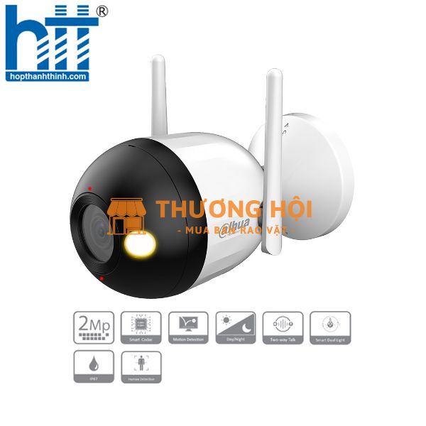 Camera IP Wifi Bullet C1 2MP Smart Dual Light DAHUA DH-F2C-PV