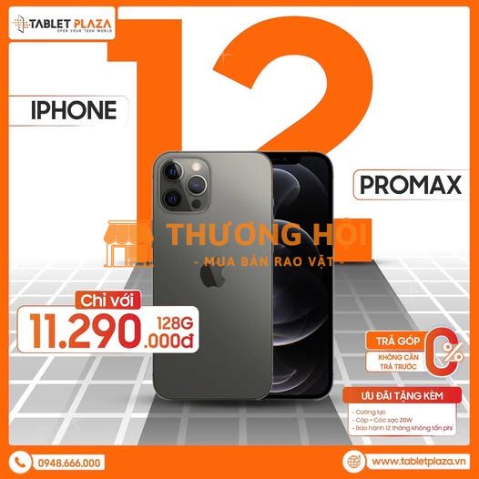 iPhone 12 Pro Max giá chỉ từ 11.290.000đ => Tablet Plaza