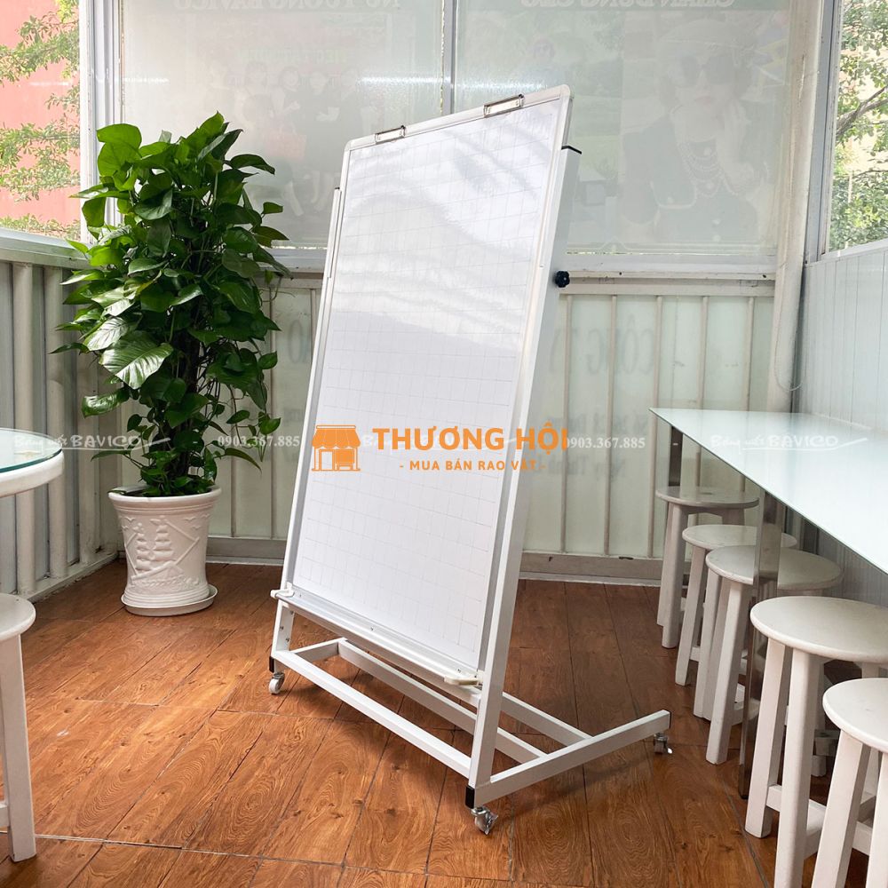BẢNG FLIPCHART F4 – MẶT BẢNG POLY TAIWAN 100x60 CM