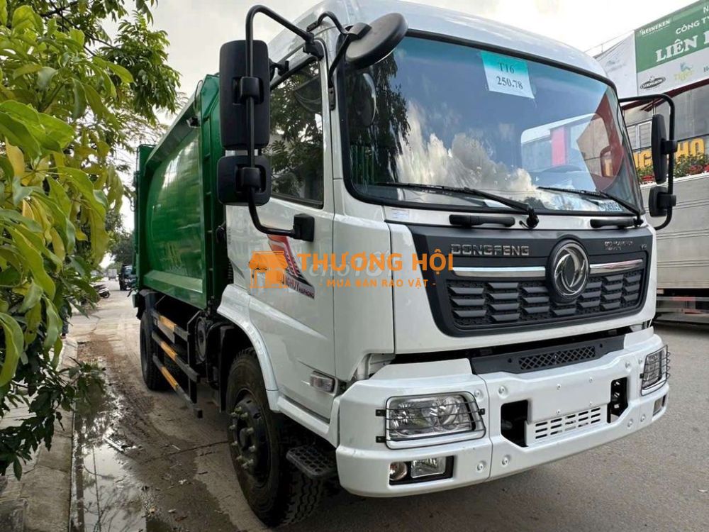 Xe ép rác 14 khối Dongfeng thùng inox - góp 70%