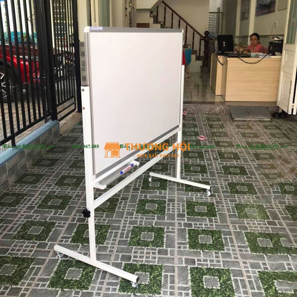 BẢNG TRẮNG CÓ CHÂN ĐẨY – 1 MẶT BẢNG POLY TAIWAN