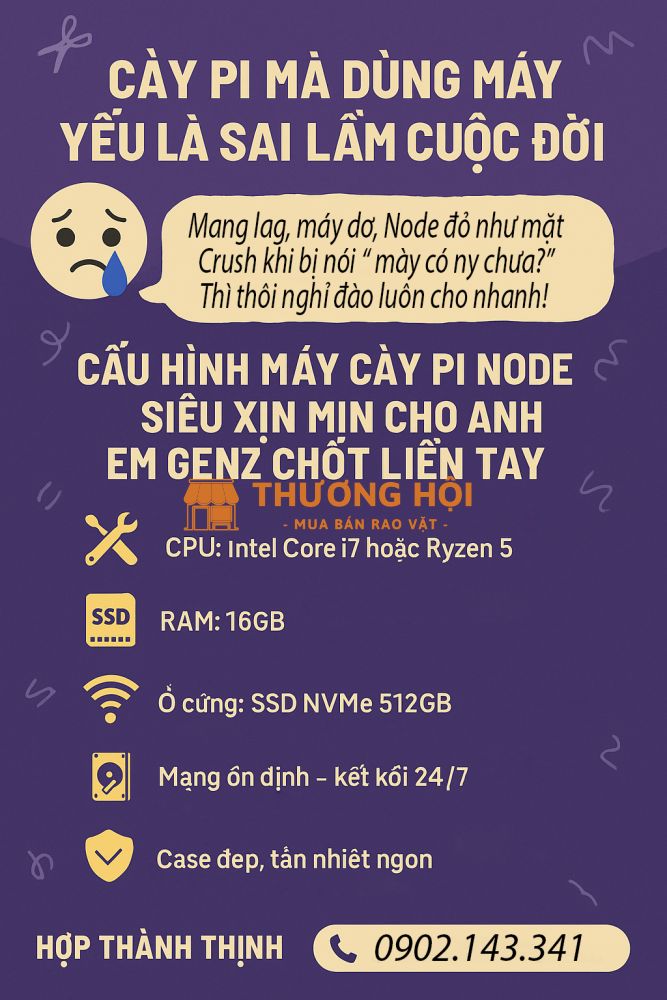 Cấu Hình Máy Tính Cày Tiền Pi Node