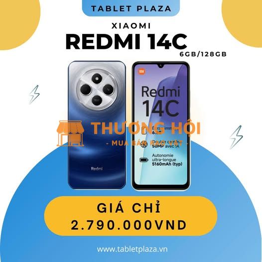 Redmi 14C – Cân mọi nhu cầu, giá siêu dễ chịu!