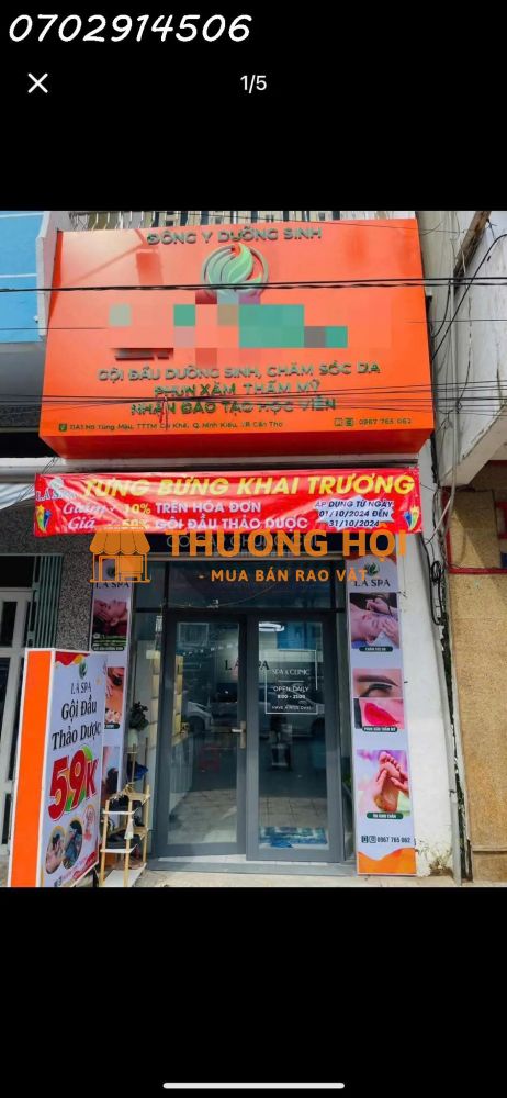 CẦN SANG NHƯỢNG LẠI SPA NGAY TTTM CÁI KHẾ