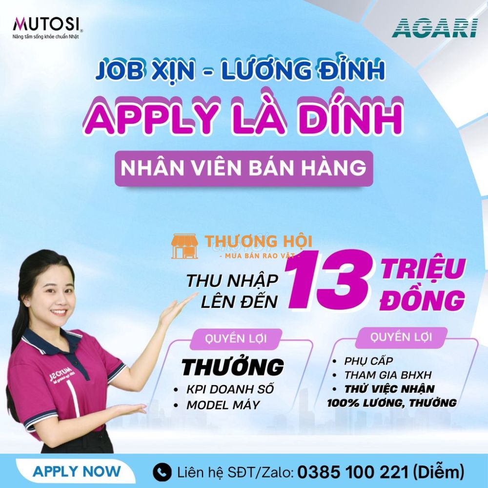NHÂN VIÊN TƯ VẤN BÁN HÀNG MUTOSI