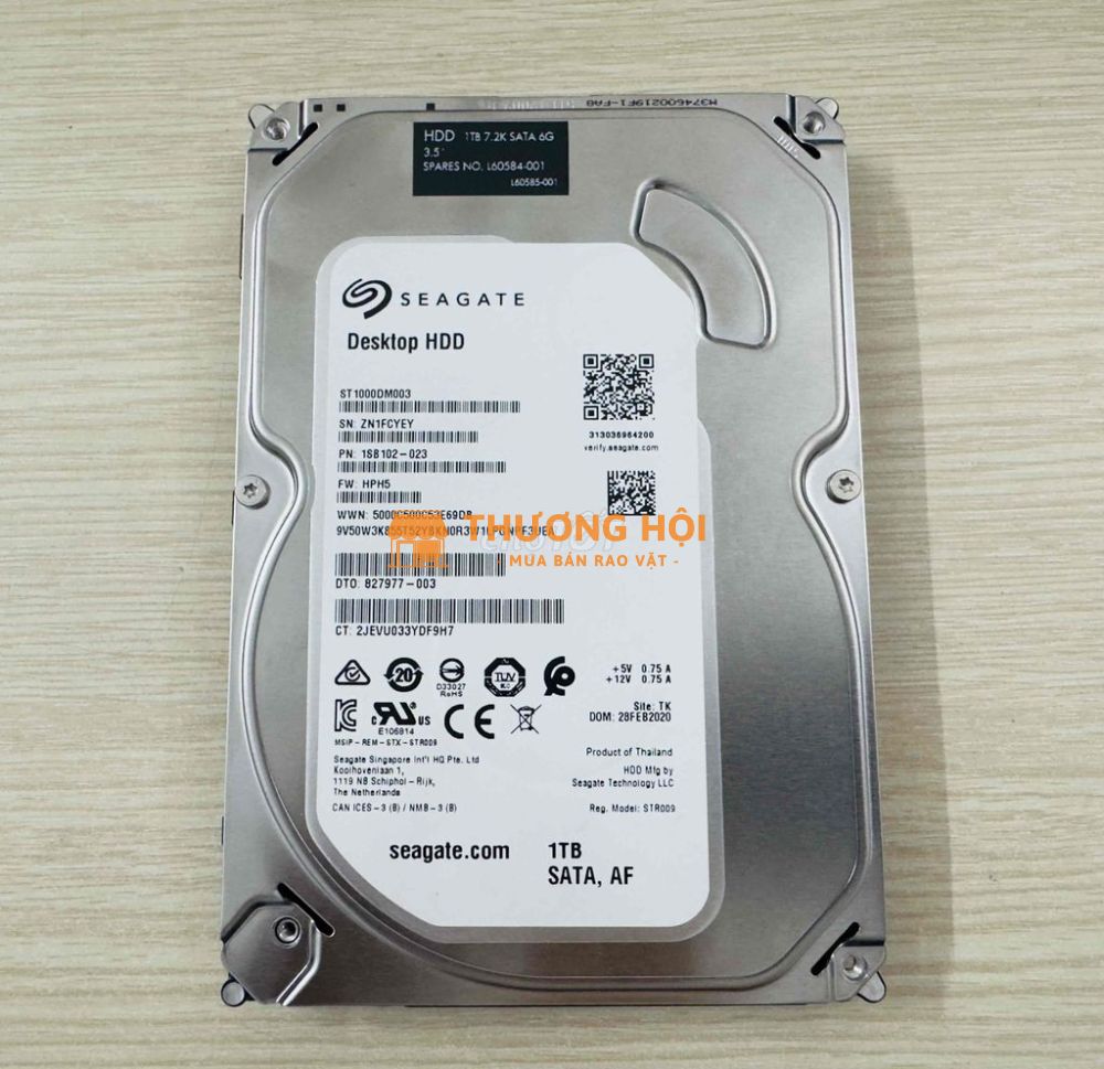 HDD PC Seagate 1TB good sk 100%