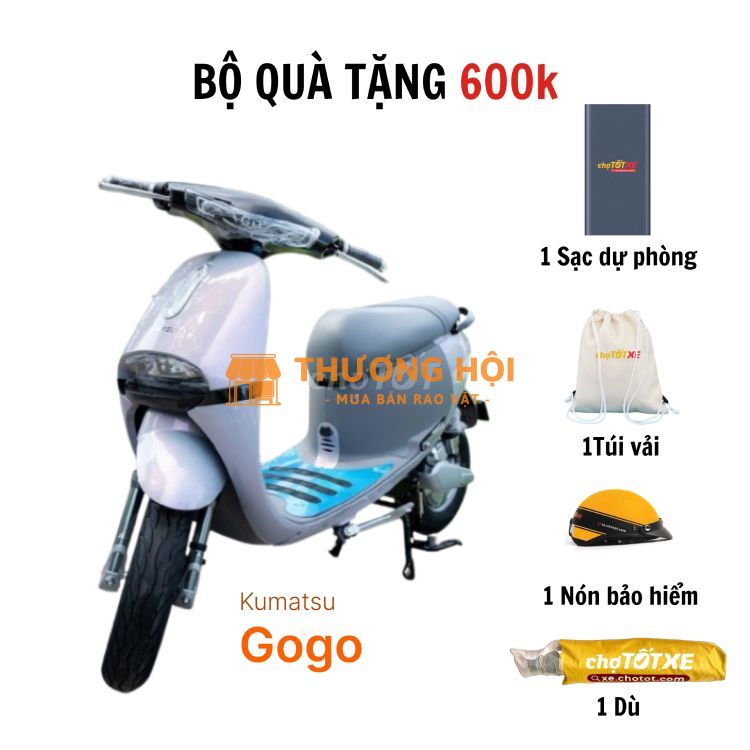 XE ĐIỆN KUMATSU GOGO 2024 PIN LFP CAO CẤP - GÓP 0Đ
