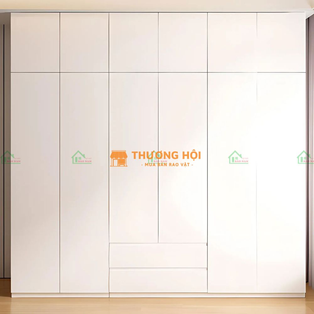 Tủ Áo Gỗ MDF TA79 Kịch Trần Hiện Đại - Sang Trọng, Mẫu mới 2025 | Nội Thất Bảo Nam