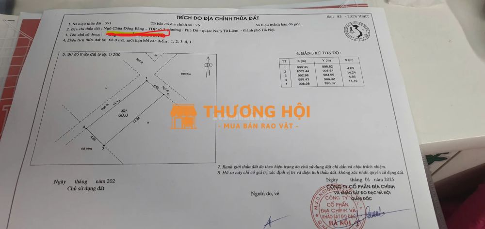 BÁN ĐẤT PHÚ ĐÔ - 68M² - VIEW HỒ ĐẸP - NGÕ Ô TÔ - GIÁ CHỈ 1,7 TỶ