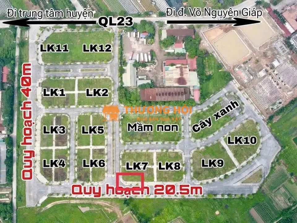 Bán lô đất 3 mặt tiền Tái định cư Bộ Công An. Tiên Dương - Đông Anh - Hà Nội
